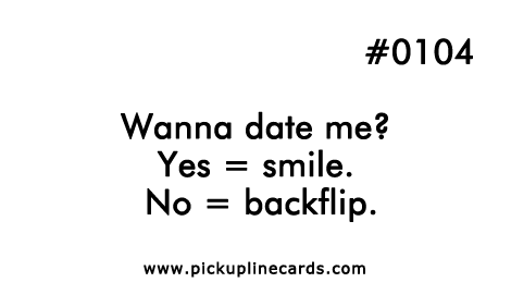 Smile pick up lines
