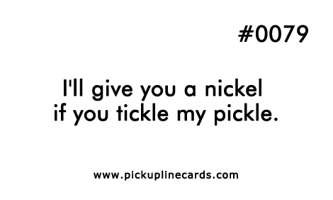 pick up lines for guys dirty